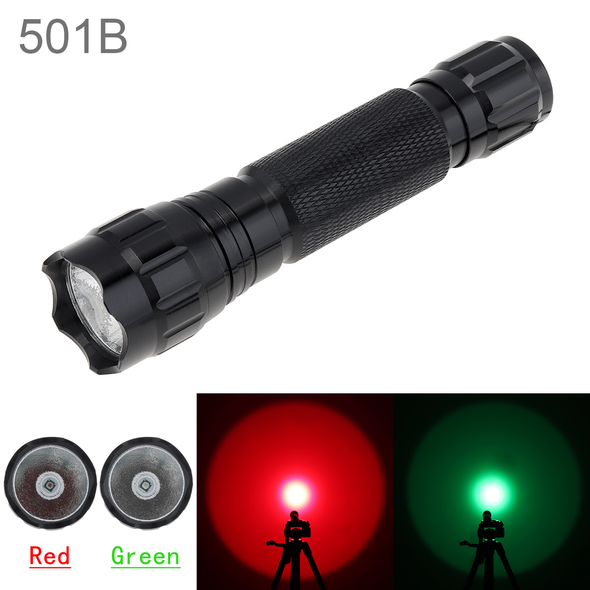 Hunting Thermal Imaging Scope - SecurityIng czerwona zielona latarka taktyczna wodoodporna