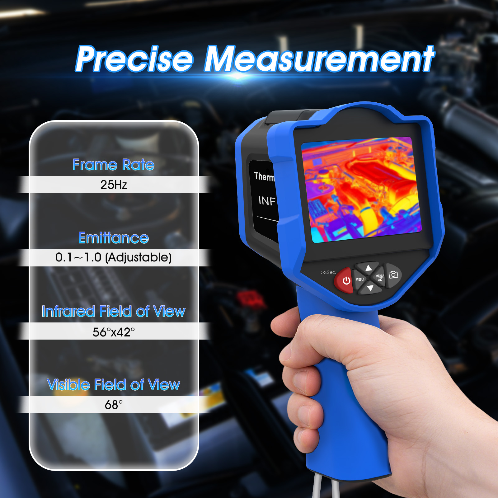 Kamera termowizyjna 256x192, o – Thermal Imaging Camera 256X192 recenzja i cena